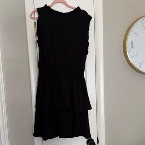 Torrid Black Ruffled Mini Dress